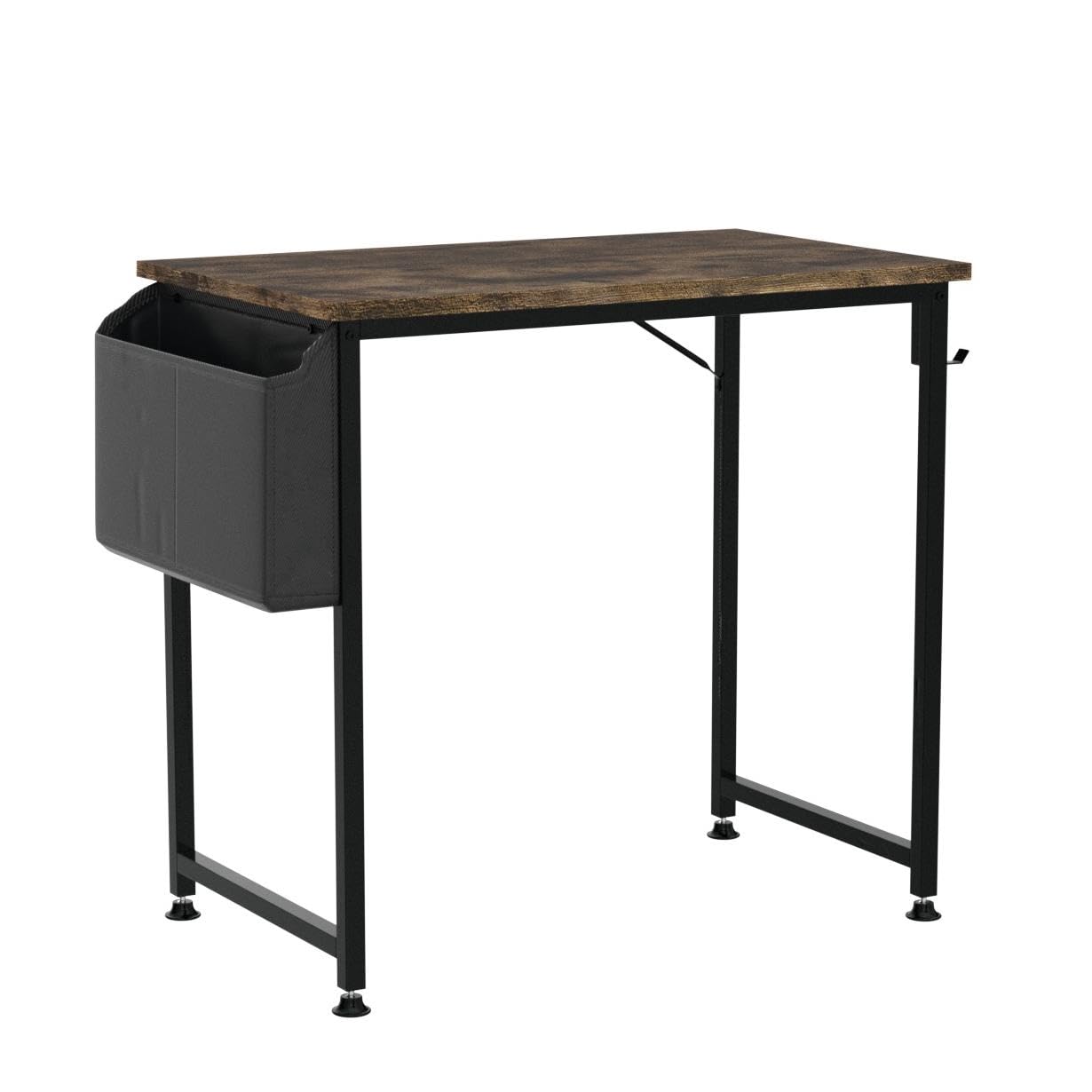 DLisiting Small Desk for Small Spaces - Student Kids Study Writing Computer Table for Bedroom School Work PC Workstation,Rustic 30 31 Inch