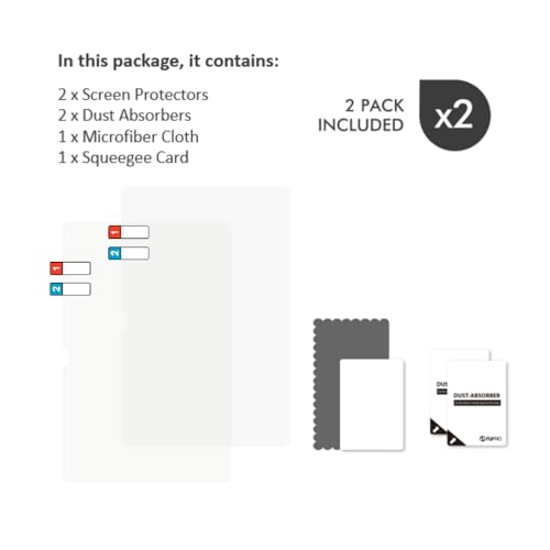 Anti-Glare Screen Protector (2 Pack), for Amazon Fire HD 10, (13th Gen, 2023 release)