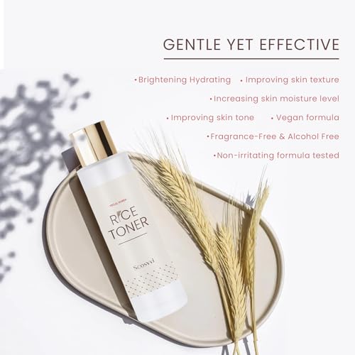 From Korean Toner, Rice Toner for Face Korean Skin Care, 77.78% Rice Extract from Korea, K Beauty Toner, Glow Essence with Niacinamide, Hydrating for All Skin Types, Vegan, Alcohol and Fragrance Free.