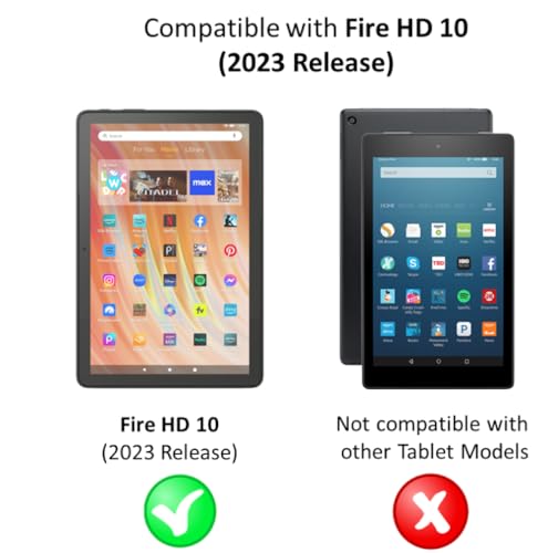 Anti-Glare Screen Protector (2 Pack), for Amazon Fire HD 10, (13th Gen, 2023 release)