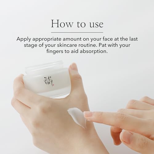 Beauty of Joseon Dynasty Cream Hydrating Face Moisturizer for Dry Care, Sensitive, Acne-Prone Skin. Daily Korean Moisturizer Skincare for Men and Women 50ml, 1.69 fl.oz
