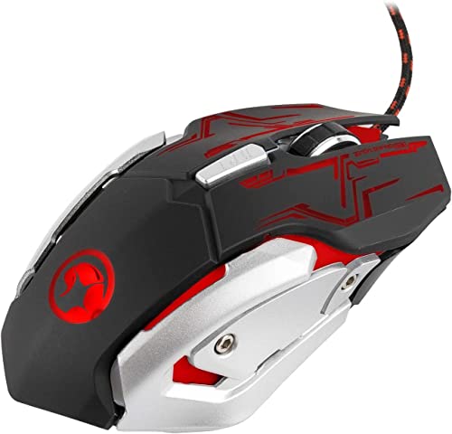 Ultimaxx Marvo CM303 Scorpion 3-in-1 Backlit Gaming Combo - Includes: Full Size Keyboard, Mouse & Headset Plus Deluxe Cleaning Kit