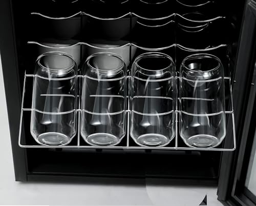 YMQAHWY 4Pcs Set Drinking Glasses with Bamboo Lids and Glass Straw, 16oz Can Shaped Glass Cups, Beer Glasses, Iced Coffee Cups, Glass Tumbler Include 2 Cleaning Brushes, Great for Cocktail,Gifts