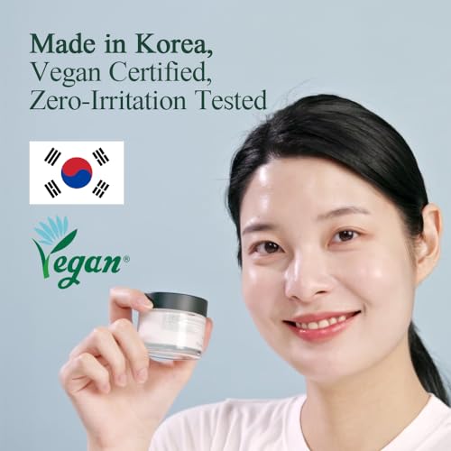 Pyunkang Yul Calming Moisture Barrier Cream - Long-lasting Soothing Hydration, with Ceramides, Panthenol, Hyaluronic Acid, Tea Tree, Cica, Korean Skin Care, K-Beauty 1.7 Fl. Oz.