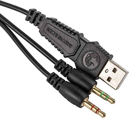 Ultimaxx Marvo CM303 Scorpion 3-in-1 Backlit Gaming Combo - Includes: Full Size Keyboard, Mouse & Headset Plus Deluxe Cleaning Kit