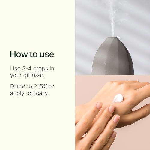 Plant Therapy Organic Lavender Essential Oil 100% Pure, USDA Certified Organic, Undiluted, Natural Aromatherapy for Diffusion & Topical Use, For Skin, Hair, Relaxation, Premium Therapeutic Grade 30 mL