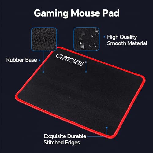 Gaming Keyboard Mouse and Headset with mic Combo USB Wired RGB Backlit Gamer Bundle Compatible with PC Windows 7/8/10/11 Xbox one PS4 PS5(Black)