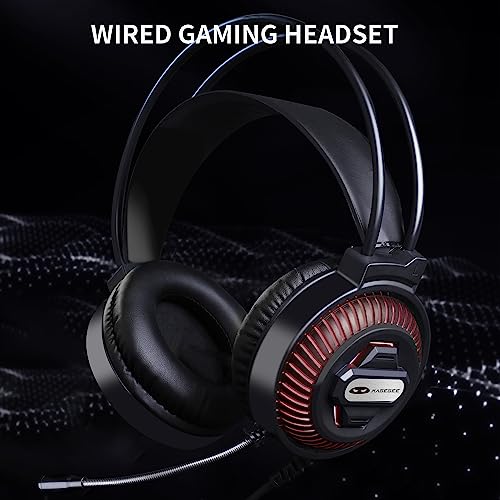 Camiysn Gaming Keyboard and Mouse Combo, 98-Key Layout Rainbow LED Backlit Keyboard and Mouse Gaming Headset Bundle, 3-in-1 Gamer Gift for PC Laptop, Black & Grey