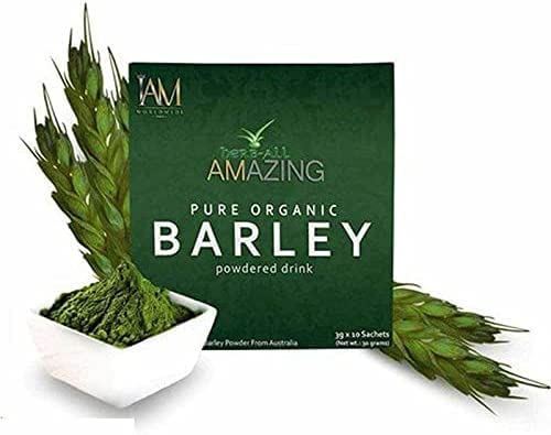 IAM Amazing Pure Organic Barley Powdered Drink Mix from Australia - 3 Boxes