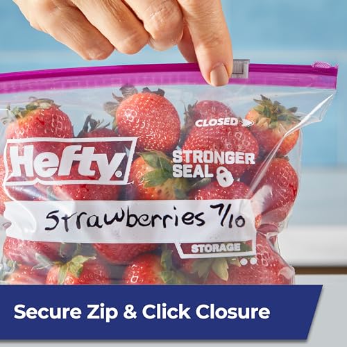 Hefty Slider Storage Bags, Gallon Size, 66 Count