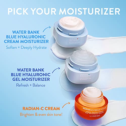 Laneige Water Bank Blue Hyaluronic Cream Moisturizer: Hydrate and Nourish, 1.6 fl. oz.