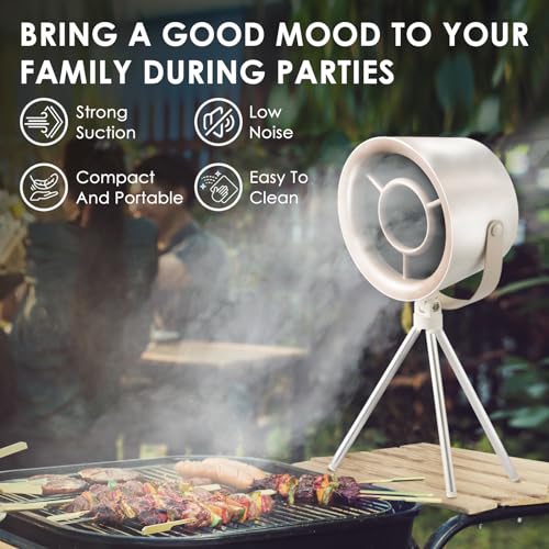 Sacatpub portable range hood for cooking, air hood portable kitchen exhaust fan, portable exhaust fan for kitchen, desktop range hood, portable range hood for kitchen, portable kitchen hood vent