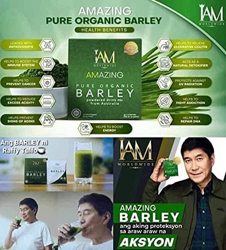 Pure Barley Powdered Drink Mix Organic Barley Green Natural Blend