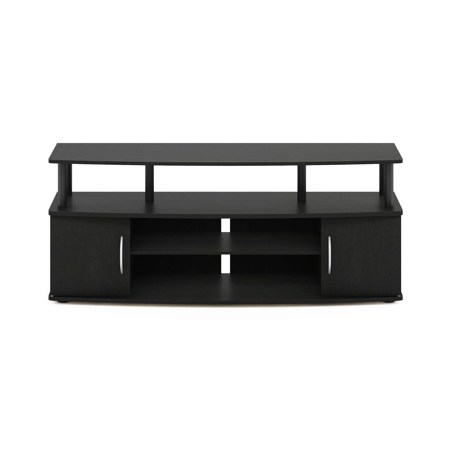 Furinno JAYA Large Entertainment Stand for TV Up to 55 Inch, Blackwood