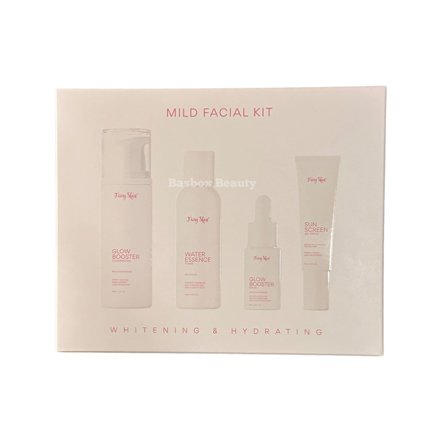 Fairy Skin Mild Facial Kit (4-Piece Set)