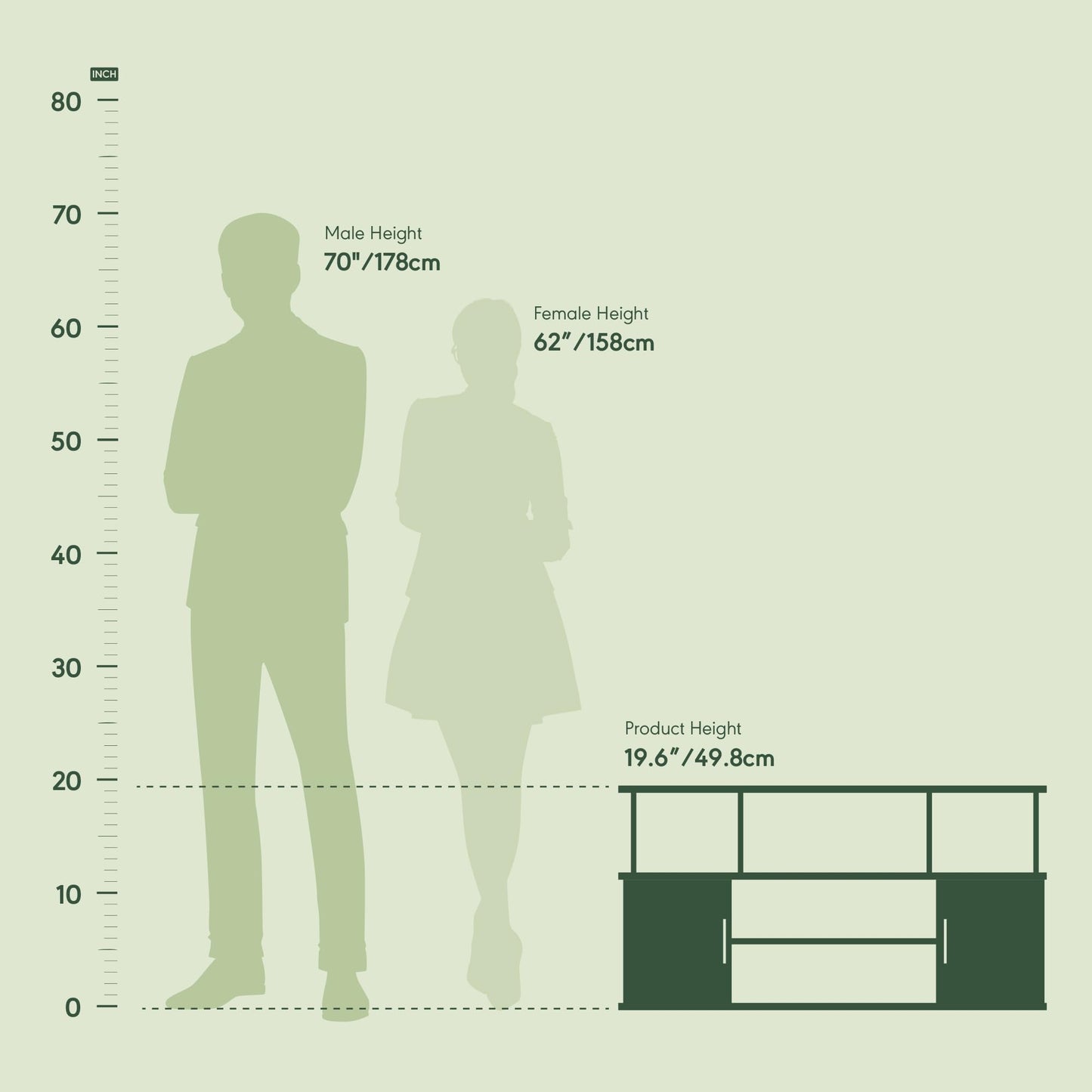 Furinno JAYA Large Entertainment Stand for TV Up to 55 Inch, Blackwood