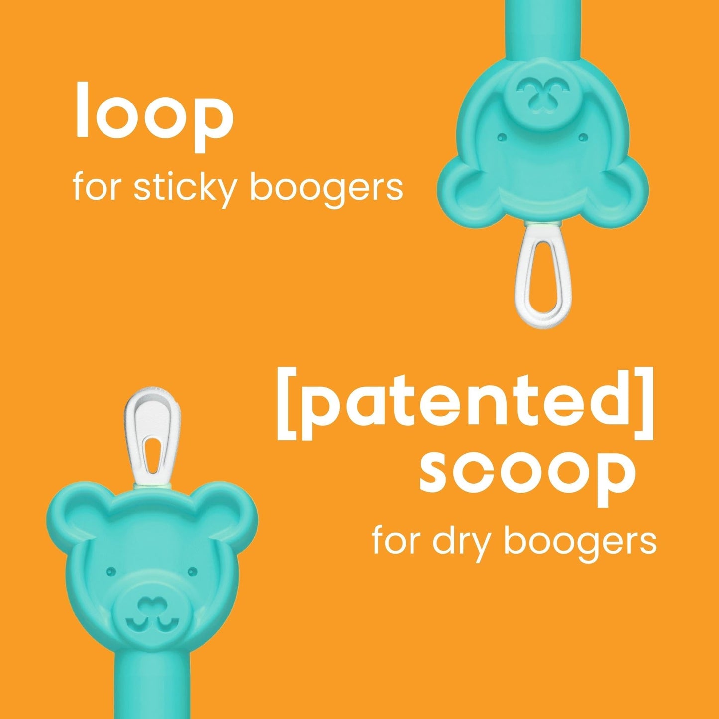oogiebear - Nose and Ear Gadget. Safe, Easy Nasal Booger and Ear Wax Remover for Newborns, Infants and Toddlers. Dual Earwax and Snot Remover. Aspirator Alternative