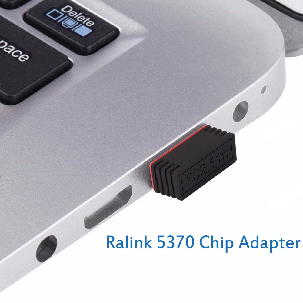 150Mbps USB WiFi Adapter for Raspberry Pi, LOTEKOO Wireless Network Card Adapter WiFi Dongle for Desktop Laptop PC Windows 10 8 7 MAC OS