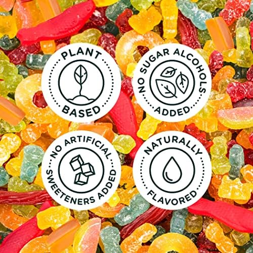 SmartSweets Variety Pack Sampler, Pack of 6 Individual Flavors, Low Sugar & Calorie Candy - Sweet Fish, Sourmelon Bites, Peach Rings, Sour Blast Buddies, Red Twists, & New Soft Caramels