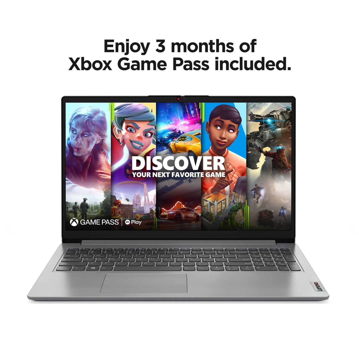 Lenovo IdeaPad 1 – AMD Ryzen5-5500U – 15.6" Full HD (1920x1080) – 8GB Memory – 512GB SSD Storage – Windows 11 - Cloud Grey – (2023 Model)