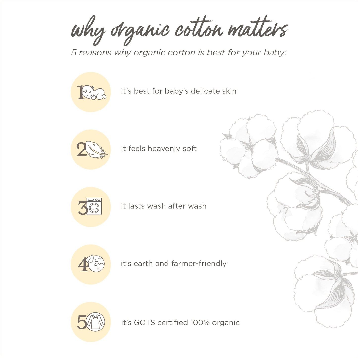 Burt's Bees Baby Unisex Baby Mittens, No-scratch Mitts, 100% Organic Cotton, Set of 3 Gloves, Blossom