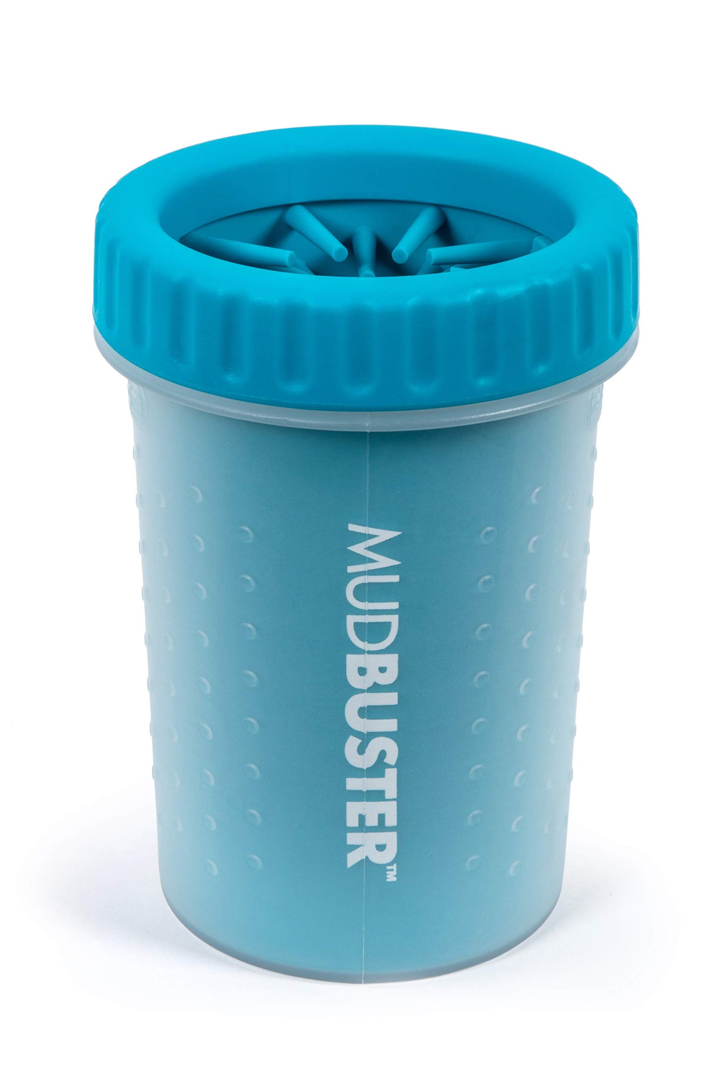 Dexas MudBuster Portable Dog Paw Cleaner, Medium, Blue