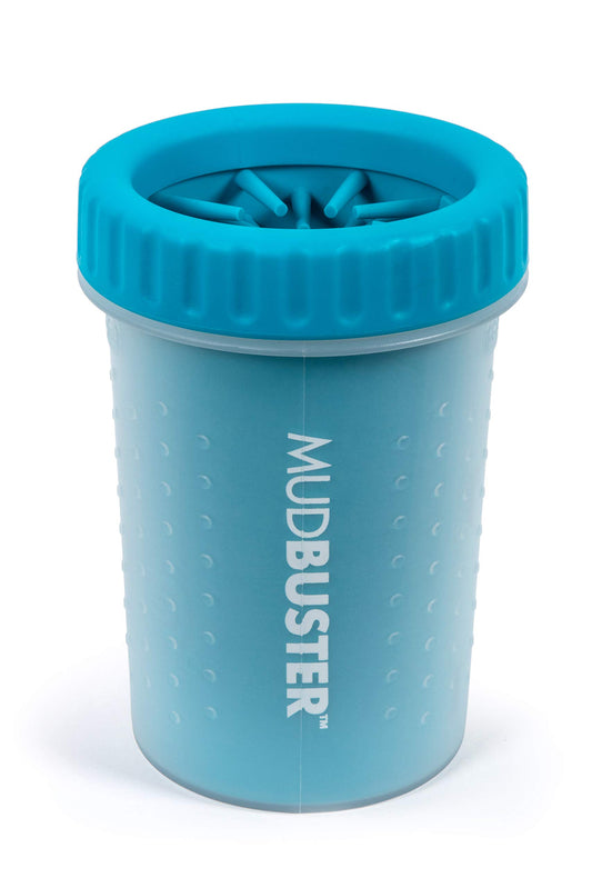 Dexas MudBuster Portable Dog Paw Cleaner, Medium, Blue
