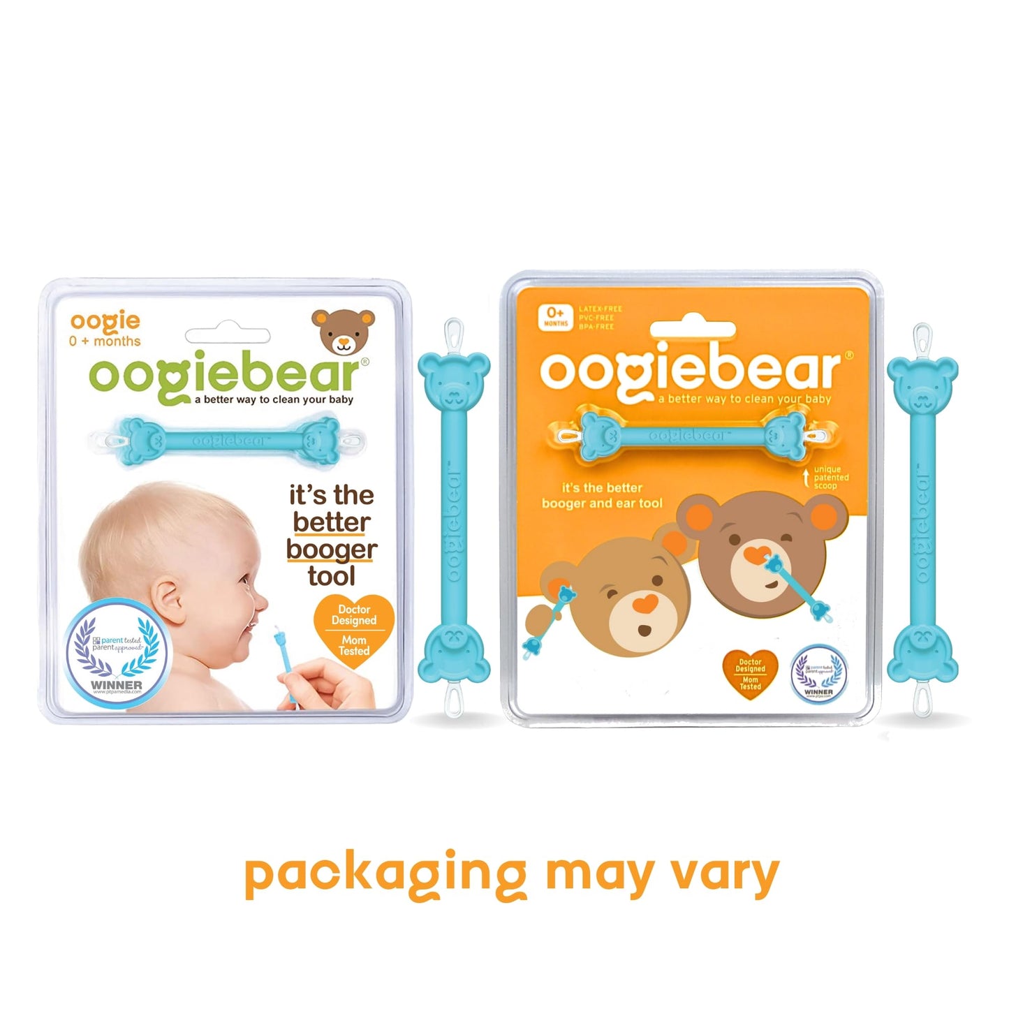 oogiebear - Nose and Ear Gadget. Safe, Easy Nasal Booger and Ear Wax Remover for Newborns, Infants and Toddlers. Dual Earwax and Snot Remover. Aspirator Alternative
