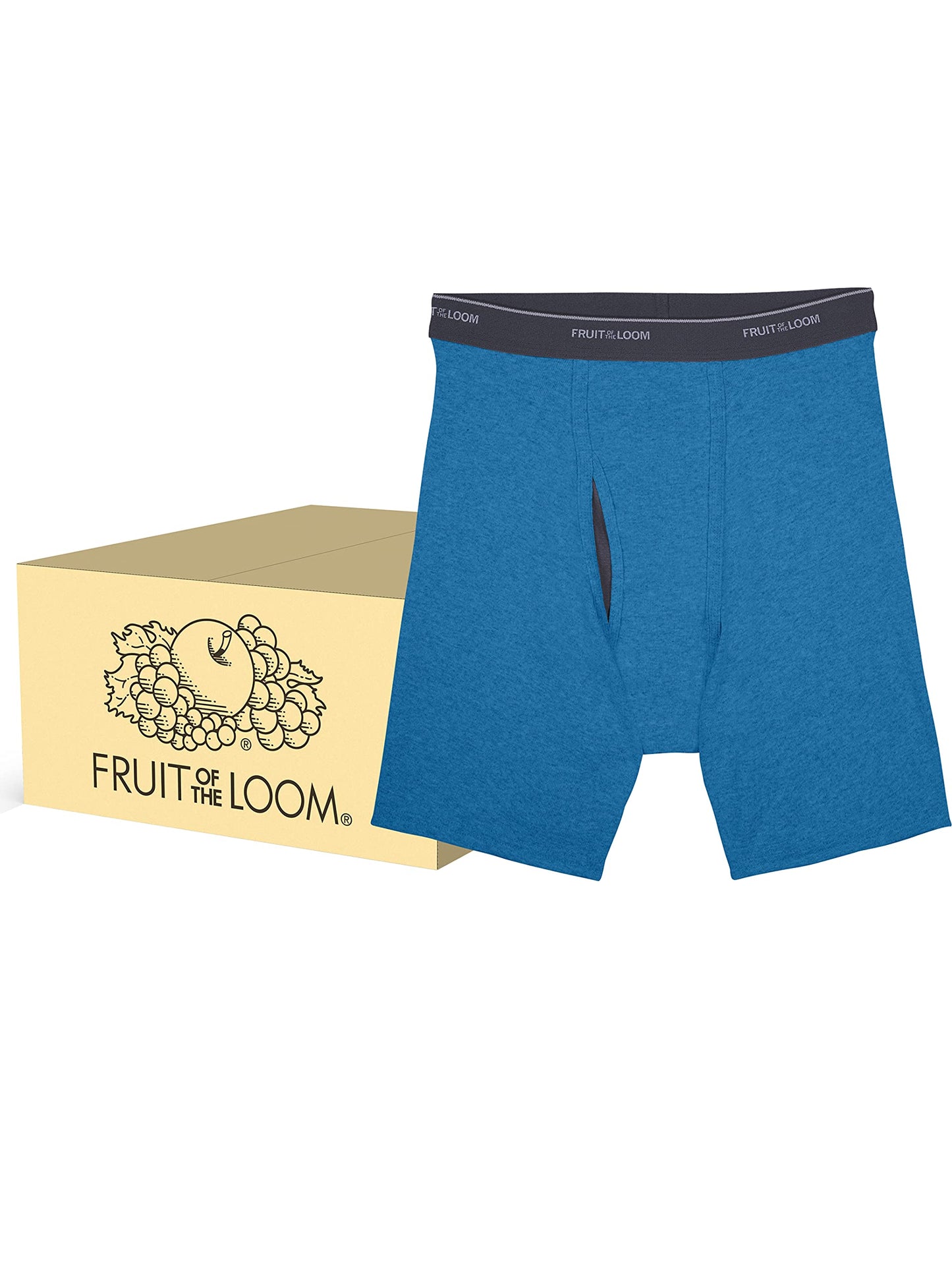 Fruit of the Loom Men's Coolzone Boxer Briefs, Moisture Wicking & Breathable, Multipacks, 144 Pack-Assorted Colors, Small