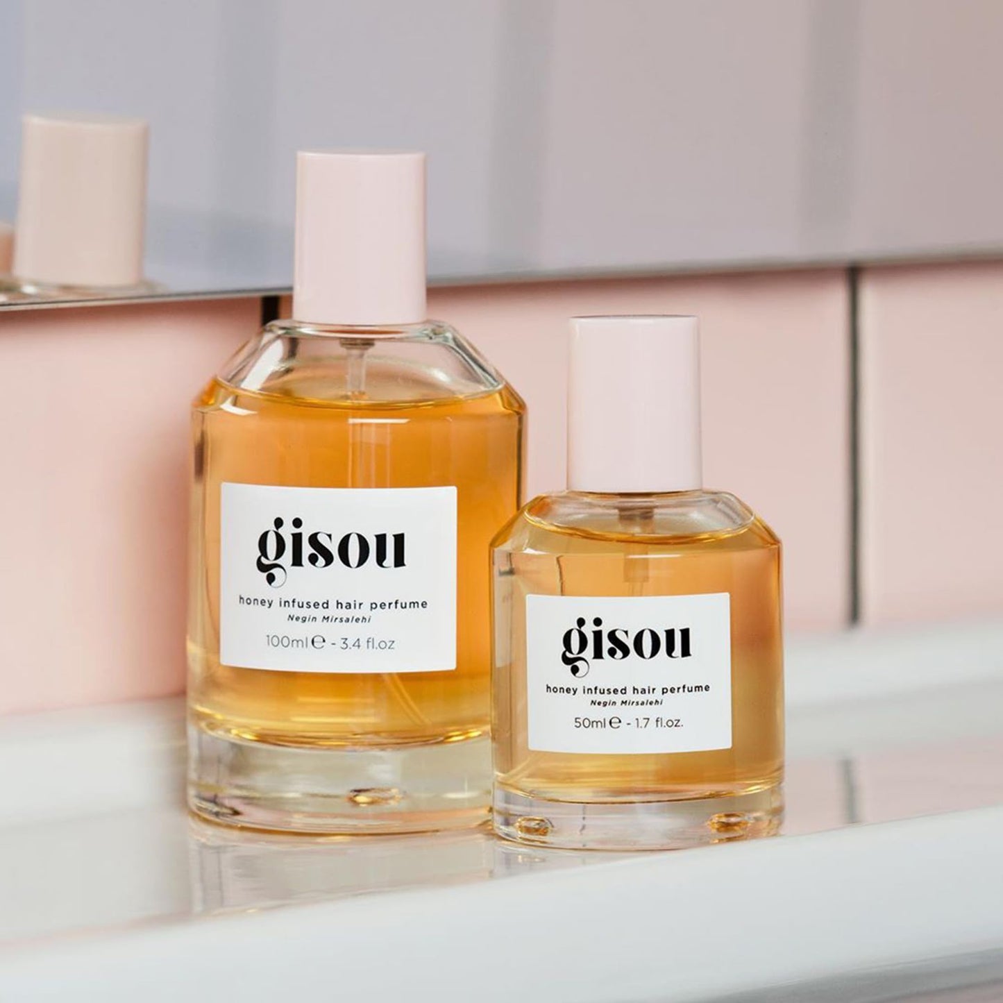 Gisou Honey Infused Hair Perfume, A Travel-Friendly Fragrance with Sweet Notes of Honey Blended into Spring Florals (1.7 fl oz)