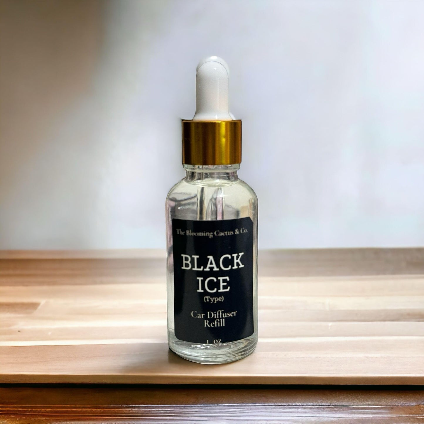 Car Diffuser with Refill included | Car scented on the go | Car Freshener (Black Ice (Type))