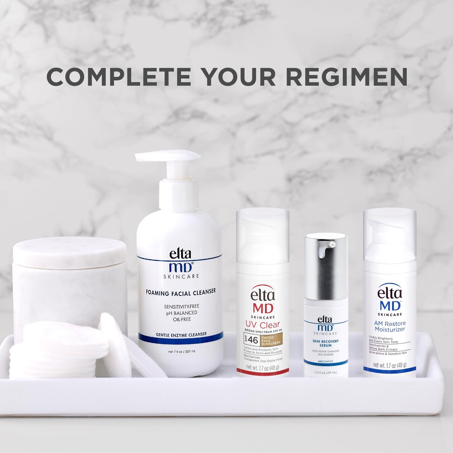 EltaMD UV Clear Tinted Face Sunscreen, SPF 46 Oil Free Sunscreen with Zinc Oxide, Protects and Calms Sensitive Skin and Acne-Prone Skin, Lightweight, Tinted, Dermatologist Recommended, 1.7 oz Pump.