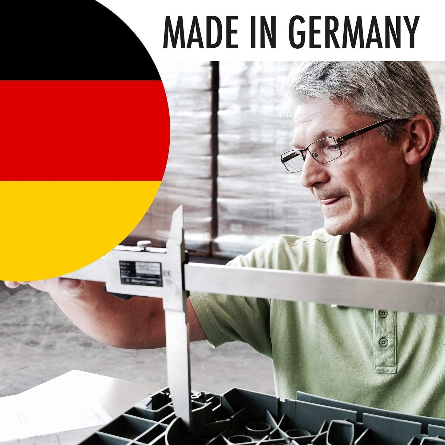 CLAX® The Original | Made in Germany | Multi use Functional Collapsible carts | Mobile Folding Trolley | Shopping cart with Storage Crate | Platform Truck (Green)