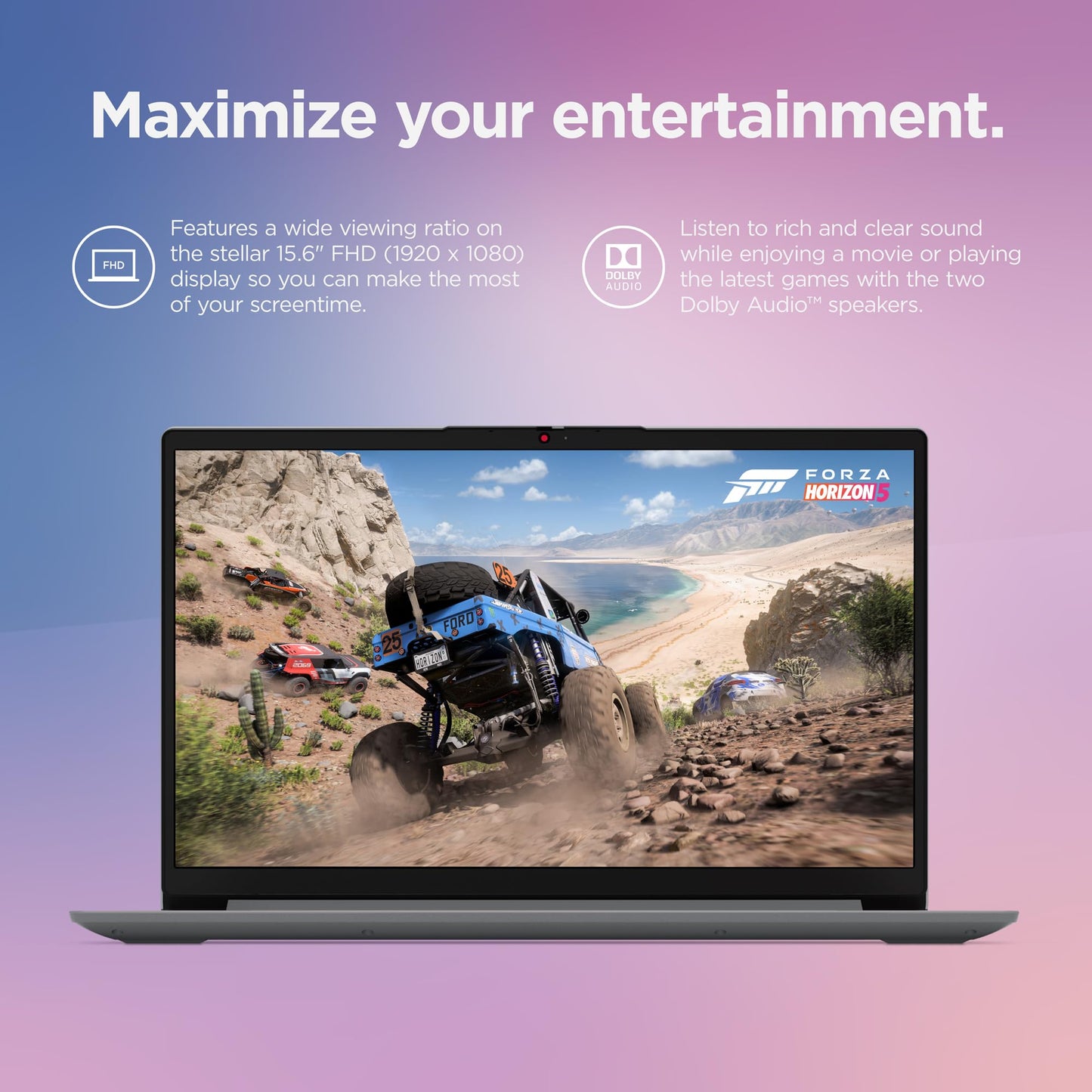 Lenovo IdeaPad 1 – AMD Ryzen5-5500U – 15.6" Full HD (1920x1080) – 8GB Memory – 512GB SSD Storage – Windows 11 - Cloud Grey – (2023 Model)