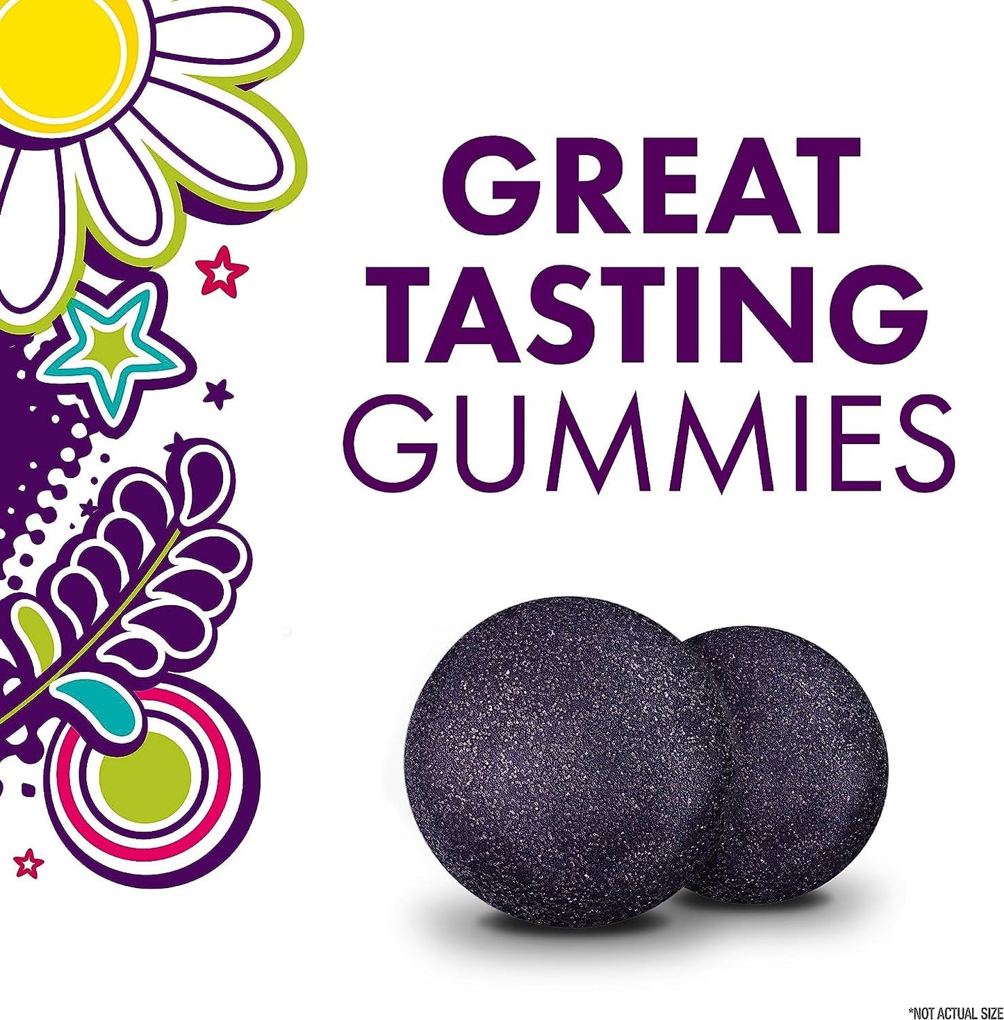 VICKS PURE Zzzs Kidz, Melatonin Sleep Aid Gummies for Kids and Children, Helps Your Child Fall Asleep Naturally, Low Dose Melatonin, 72 Gummies