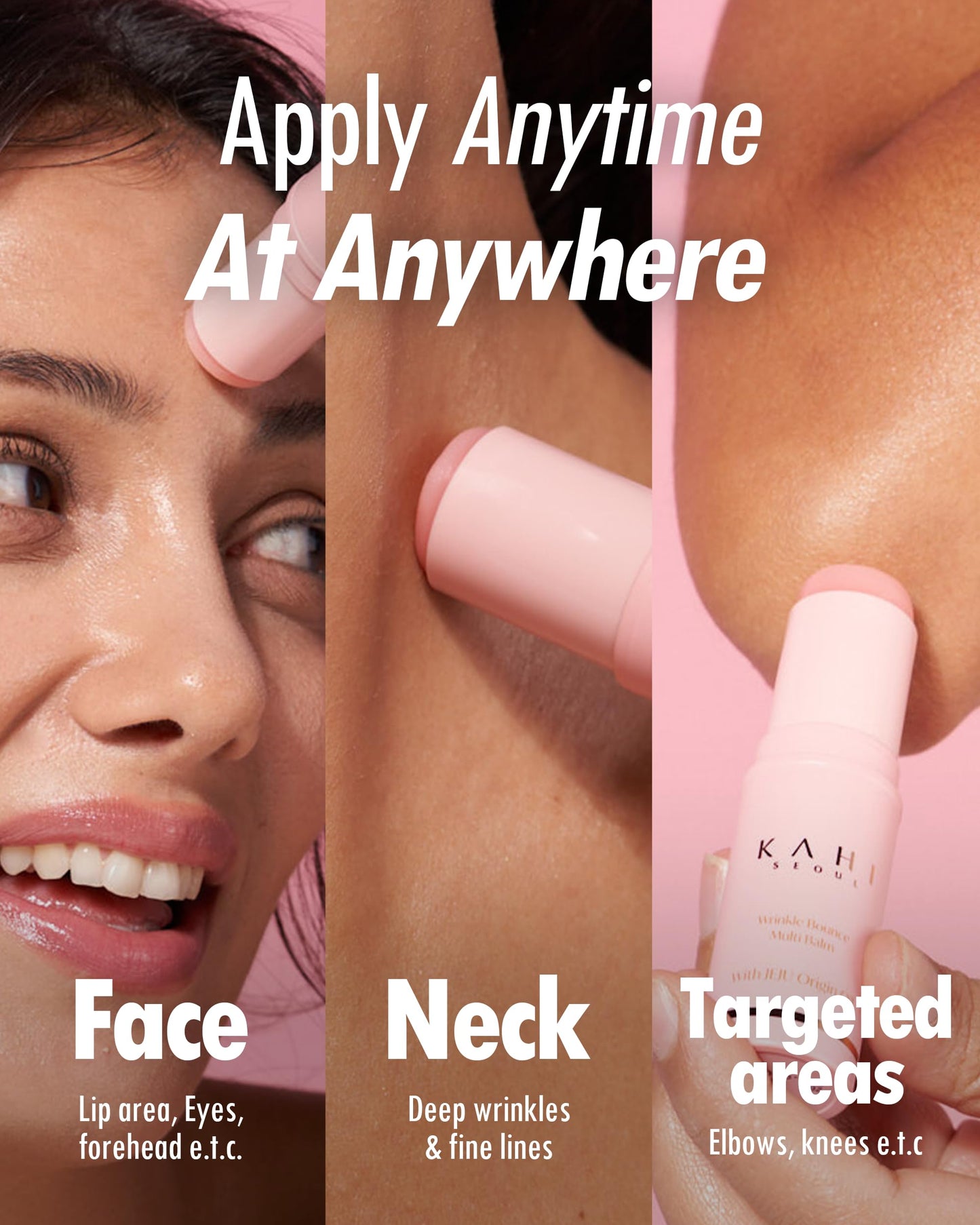 KAHI Wrinkle Bounce All-in-One Hydrating Multi-Balm for Face, Lips, Eyes and Neck - Daily Moisturizer Stick with Moisture Mist - 0.32 oz