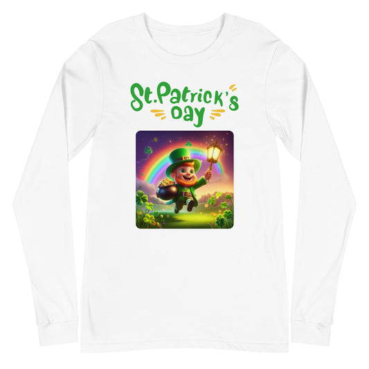 St. Patrick's Day Long Sleeve Shirt - Male Leprechaun