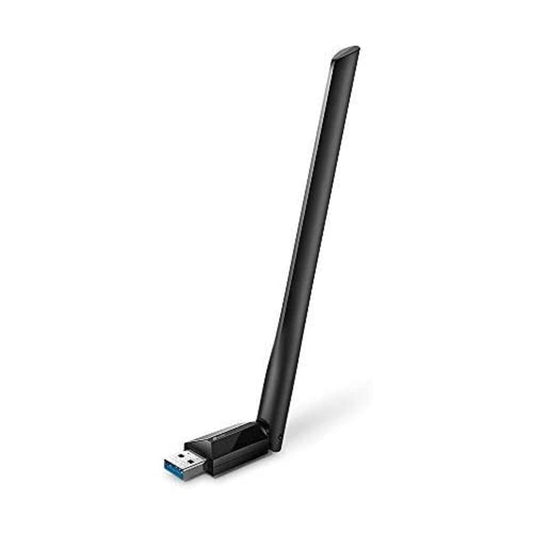 TP-Link USB WiFi-Adapter for Desktop PC, AC1300Mbps USB 3.0 WiFi Dual Band Network Adapter with 2.4GHz/5GHz High Gain Antenna(Archer T3U Plus), MU-MIMO, Windows 11/10/8.1/8/7/XP, Mac OS 10.9-10.15
