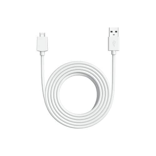Ring 10 ft USB-A to Micro USB Power Cable for Indoor Cam - White