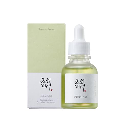 Beauty of Joseon Green Tea Panthenol Calming Serum Soothing Nourishing UV Irritated Skin Moisturizer Deep Hydration, Daily Korean Skincare for Men and Women, 30ml, 1 fl.oz