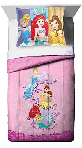 Jay Franco Princess Friendship Adventures 5 Piece Twin Bed Set (Offical Disney Product)