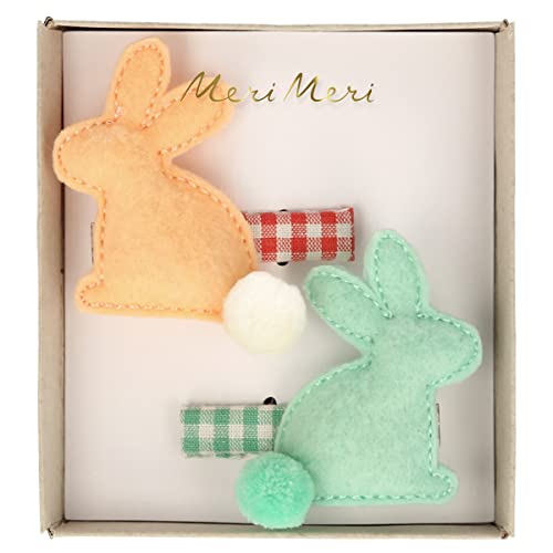 Meri Meri Felt Bunny Hair Clips (Pack of 2) - Easter