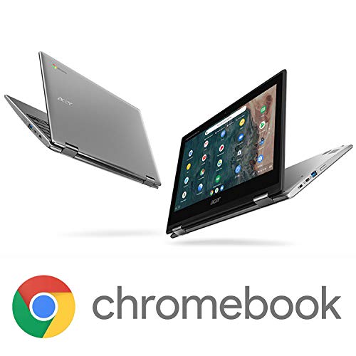 Acer Chromebook Spin 311 Convertible Laptop, Intel Celeron N4020, 11.6" HD Touch, 4GB LPDDR4, 32GB eMMC, Gigabit Wi-Fi 5, Bluetooth 5.0, Google Chrome, CP311-2H-C679