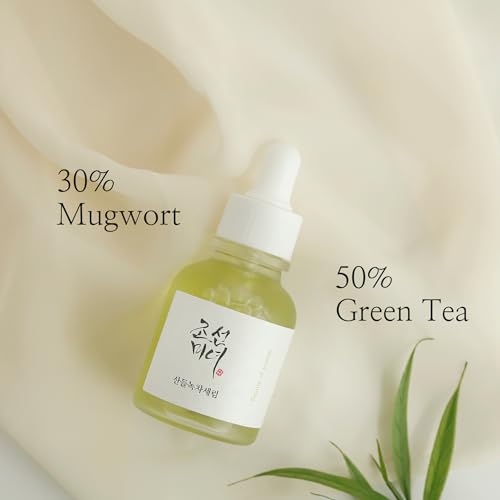 Beauty of Joseon Green Tea Panthenol Calming Serum Soothing Nourishing UV Irritated Skin Moisturizer Deep Hydration, Daily Korean Skincare for Men and Women, 30ml, 1 fl.oz