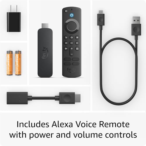 All-new Amazon Fire TV Stick 4K streaming device, more than 1.5 million movies and TV episodes, supports Wi-Fi 6, watch free & live TV