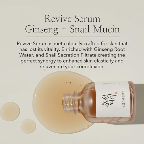 Beauty of Joseon Serum Line Revive Serum Ginseng + Snail Mucin 30ml, 1fl oz.