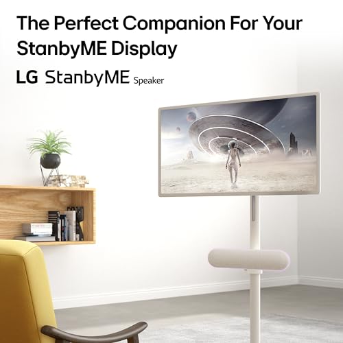 LG 27-Inch Class StanbyMe 1080p-Portable Touch-Screen-Monitor 27ART10AKPL, 2022 - Built-in Battery, Full Swivel Rotation, 60Hz Refresh Rate,Black