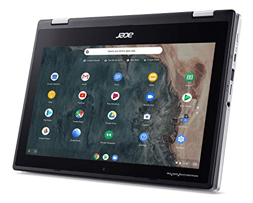 Acer Chromebook Spin 311 Convertible Laptop, Intel Celeron N4020, 11.6" HD Touch, 4GB LPDDR4, 32GB eMMC, Gigabit Wi-Fi 5, Bluetooth 5.0, Google Chrome, CP311-2H-C679