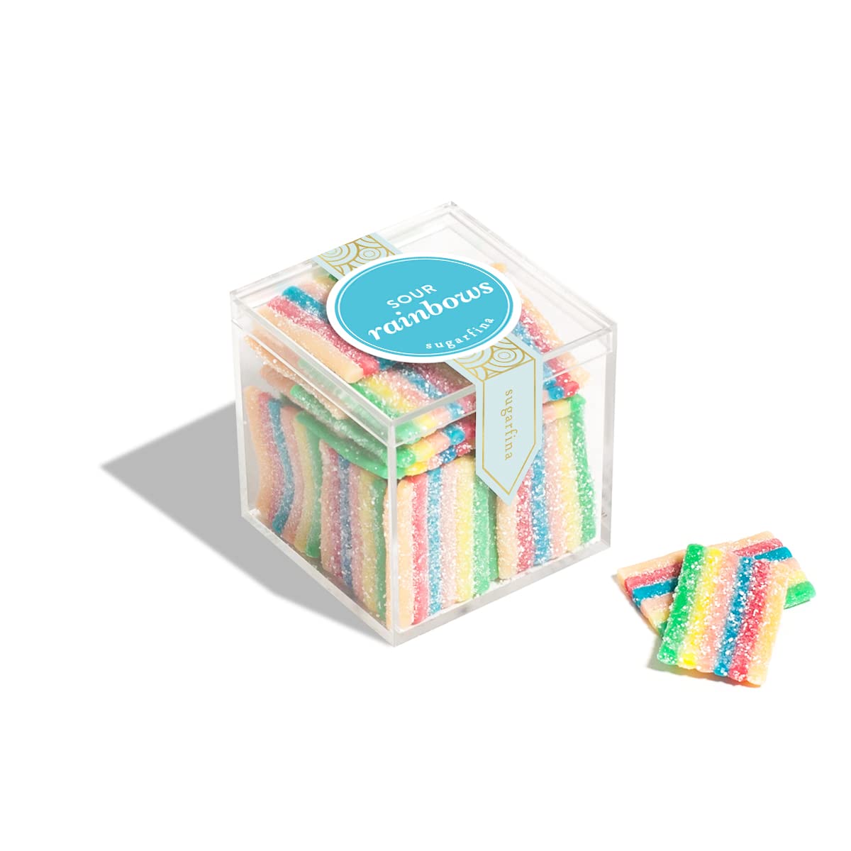Sugarfina Sour Rainbows Small Candy Cube, Gummies, 3.2oz, 1 Count