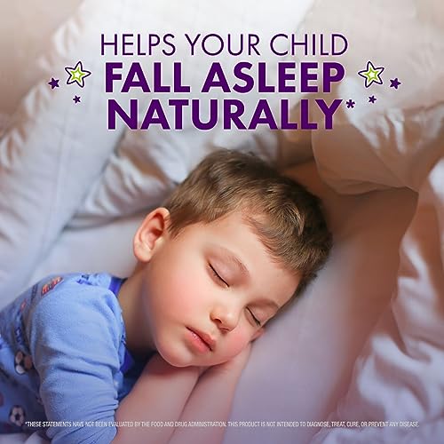 VICKS PURE Zzzs Kidz, Liquid Melatonin Sleep Aid for Kids and Children, Helps Your Child Fall Asleep Naturally, Low Dose Melatonin, Berry Flavored, 12oz x 2